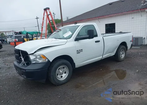 2022 Ram 1500 Classic Tradesman 4X2 8' Box из США, поврежденный, VIN 3C6JR6DG2NG300895